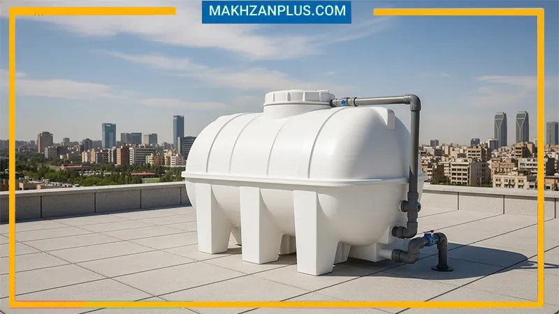 مخزن ۳۰۰ لیتری سه لایه افقی 2 مخزن 300 لیتری افقی