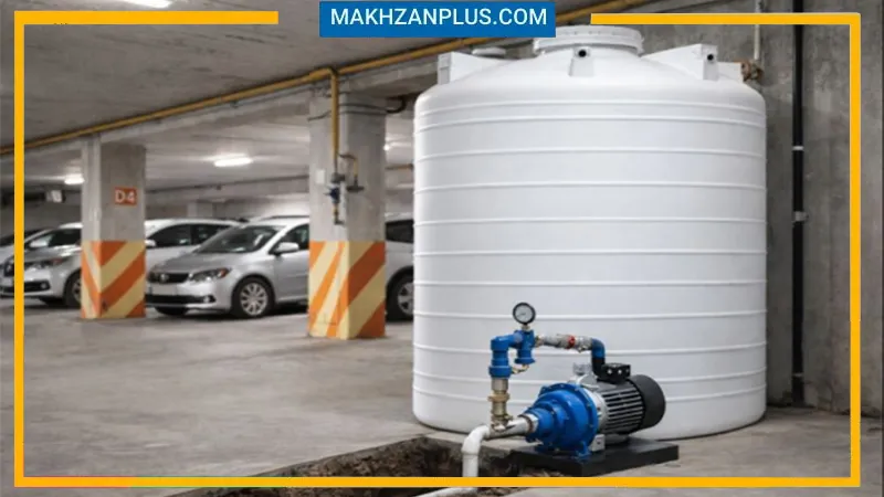 مخزن آب ۳۰۰۰ لیتری عمودی سه لایه 3 تانکر 3000 لیتری عمودی