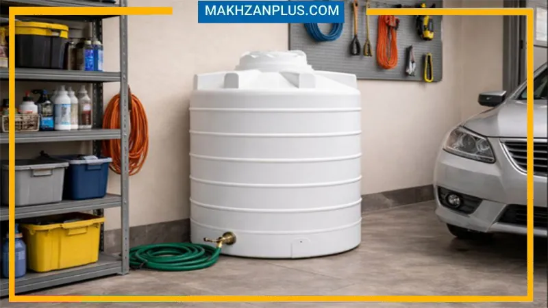 مخزن آب ۳۰۰ لیتری عمودی سه لایه 2 منبع آب 300 لیتری عمودی