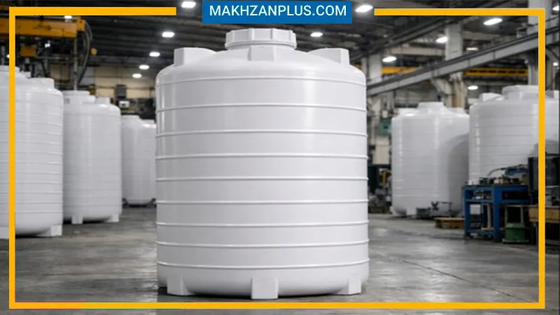 مخزن آب ۴۰۰۰ لیتری عمودی سه لایه 2 تانکر 4000 لیتری عمودی