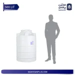مخزن ۵۰۰ لیتری عمودی کوتاه