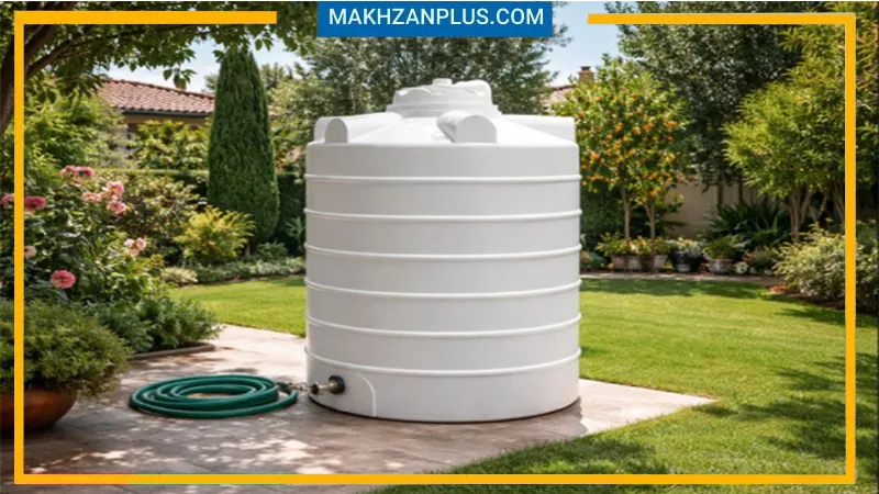 مخزن آب ۵۰۰ لیتری عمودی کوتاه سه لایه 5 منبع آب 500 لیتری عمودی کوتاه