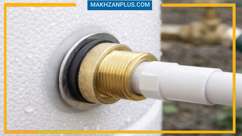 فیتینگ ۱/۲ اینچ با نصب 1 فیتینگ ۱/۲ اینچ با نصب