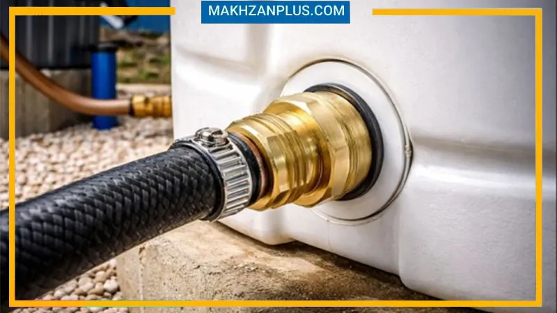 فیتینگ برنجی ۳/۴ اینچ با نصب 1 فیتینگ برنجی ۳/۴ اینچ با نصب