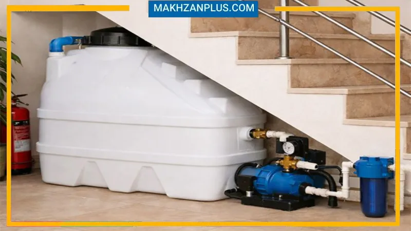 مخزن آب ۵۰۰ لیتری سه لایه زیرپله 1 مخزن آب ۵۰۰ لیتری سه لایه زیرپله