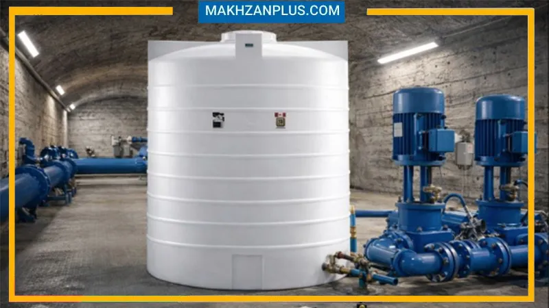 مخزن آب ۵۰۰۰ لیتری عمودی سه لایه 3 مخزن 5000 عمودی سه لایه