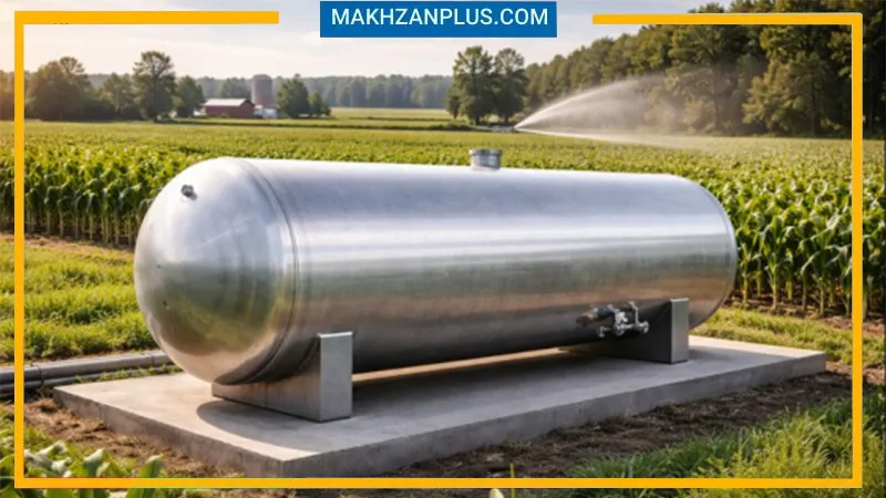 مخزن آب ۱۰۰۰۰ لیتری گالوانیزه 3 تانکر آب 10000 لیتری گالوانیزه