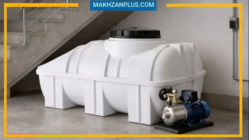 مخزن آب ۱۵۰۰ لیتری سه لایه زیر پله 4 تانکر 1500 لیتری زیرپله