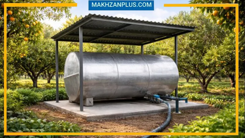 مخزن آب ۲۰۰۰۰ گالوانیزه 1 مخزن آب ۲۰۰۰۰ گالوانیزه