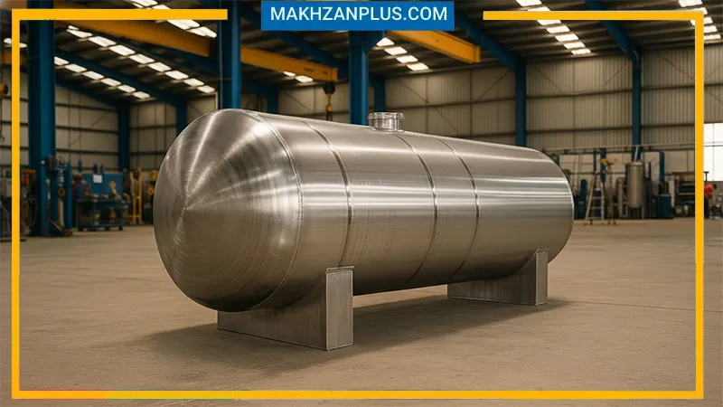 مخزن آب ۵۰۰۰۰ لیتری گالوانیزه فلزی 3 تانکر آب 50000 لیتری گالوانیزه