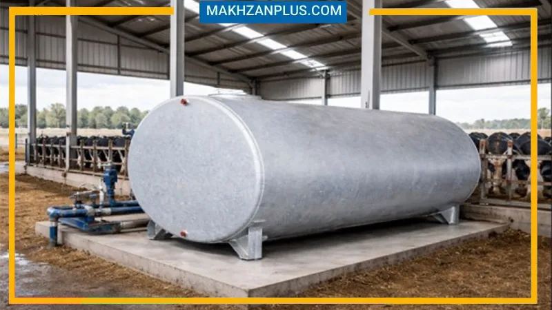 مخزن آب ۳۰۰۰۰ گالوانیزه فلزی 2 تانکر آب ۳۰۰۰۰ گالوانیزه فلزی