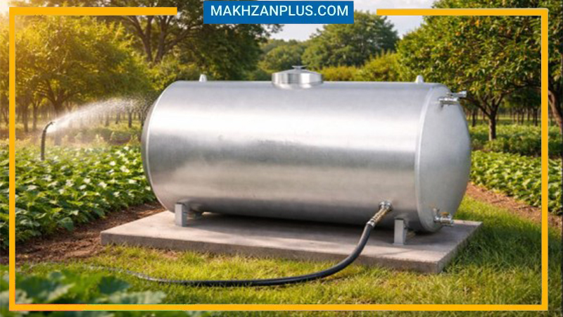 مخزن آب ۵۰۰۰ گالوانیزه فلزی 1 مخزن آب ۵۰۰۰ گالوانیزه فلزی