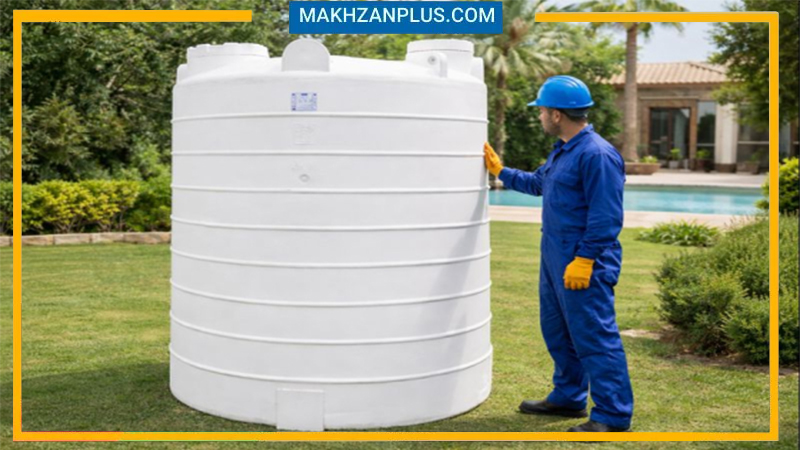 مخزن آب ۶۰۰۰ لیتری عمودی سه لایه 1 مخزن آب ۶۰۰۰ لیتری عمودی سه لایه