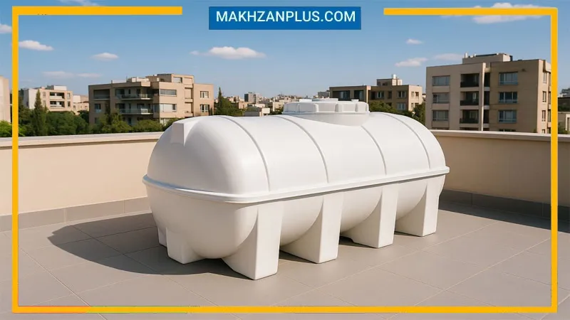 لیست قیمت و ابعاد 1 مخزن آب افقی پلی اتیلن