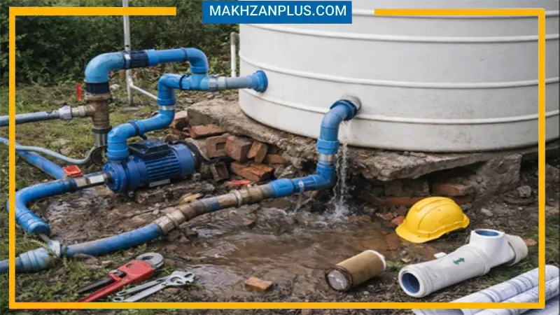 اشتباهات رایج نصابها در نصب مخزن | نکاتی که هر نصاب باید بداند 1 اشتباهات نصاب ها در نصب مخازن