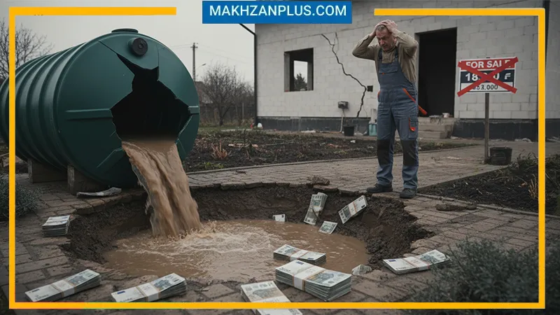 اشتباهات رایج خریداران مخزن آب که خسارتهای میلیونی بهدنبال دارد 3 اشتباهات مخزن آب