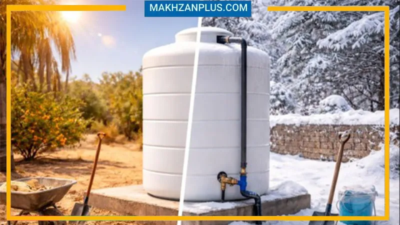 رفتار پلیاتیلن در دماهای مختلف ایران + بهترین فصل نصب مخزن 3 بهترین فصل نصب مخزن