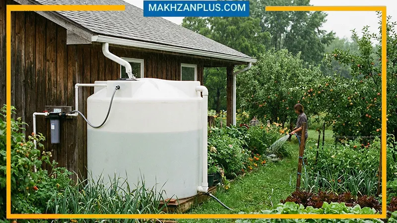 جمعآوری و ذخیره آب باران با استفاده از مخزن آب | راهنمای جامع و کاربردی 3 استفاده از مخزن آب با آب باران