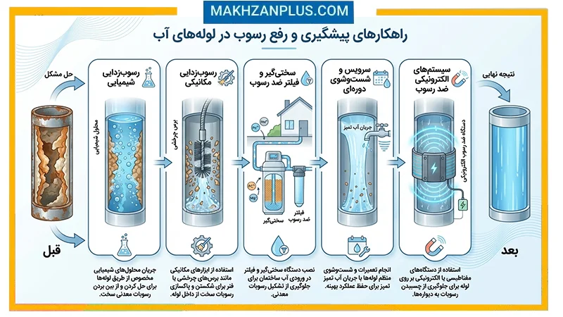 دلایل تشکیل رسوب در آب و تأسیسات؛ روشهای قطعی جلوگیری و کاهش رسوب 2 راهنمای رسوب زدایی مخزن آب