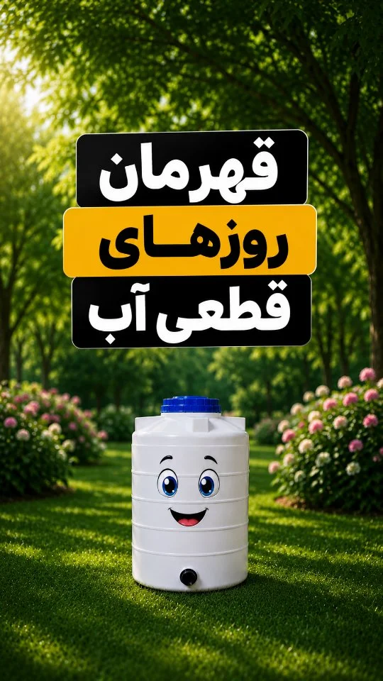قهرمان روزهای قطعی آب؛ مخزن آب