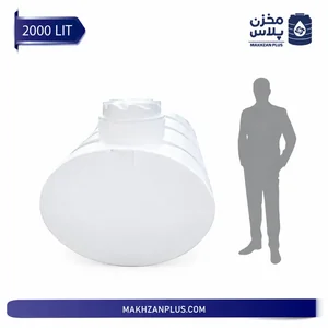 تانکر آب افقی 2000 لیتری